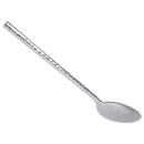Carlisle 12" Terra Solid Serving Spoon - Hammered, Stainless (60200) thumbnail 2