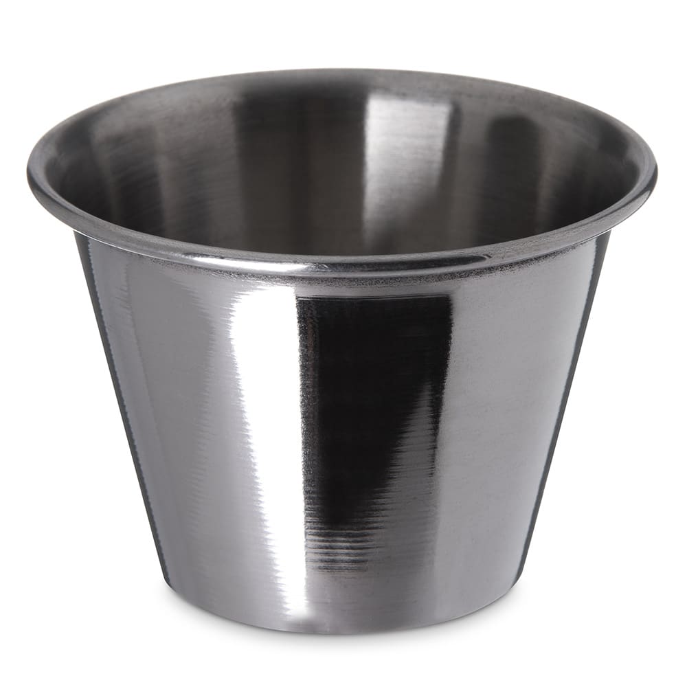 Carlisle 2 1/3" Round Sauce Cup w/ 2 1/2 oz Capacity, Stainless (602500)