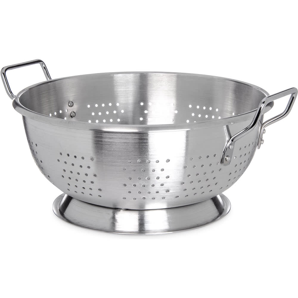 Carlisle 11 qt Colander w/ 15" Bowl Diameter, Aluminum (60279)