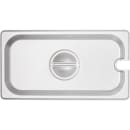 Carlisle Third-Size Steam Pan Cover - Slotted, Stainless (607130CS) thumbnail 2