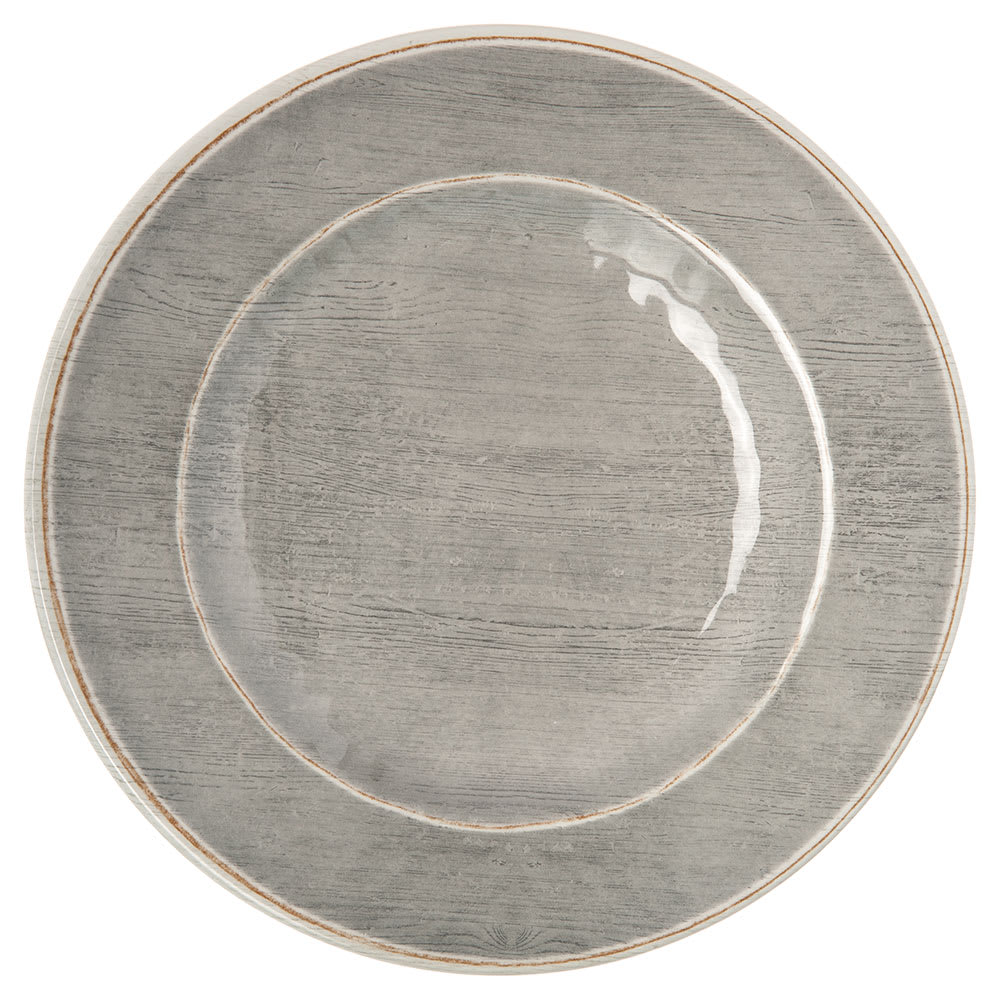 Carlisle 11" Round Melamine Dinner Plate, Smoke Gray (6400118)