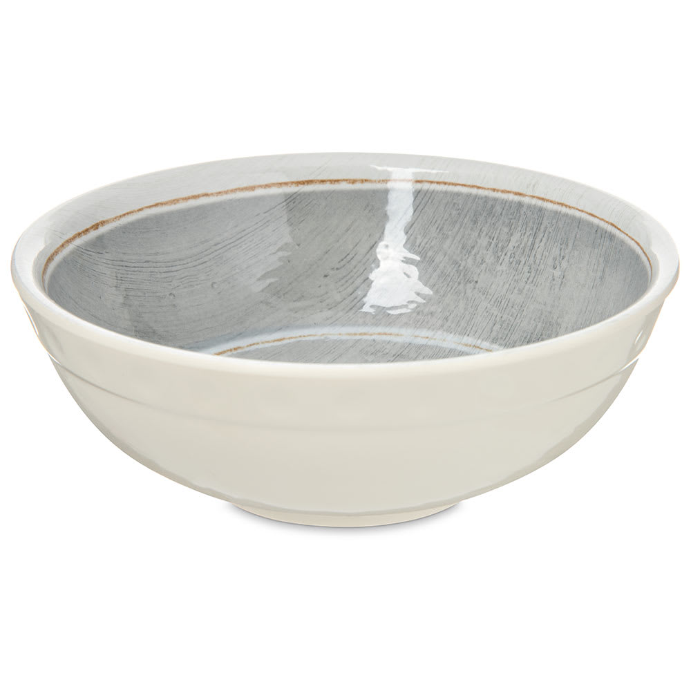 Carlisle 20 oz Round Melamine Soup Bowl, Smoke Gray (6400518)