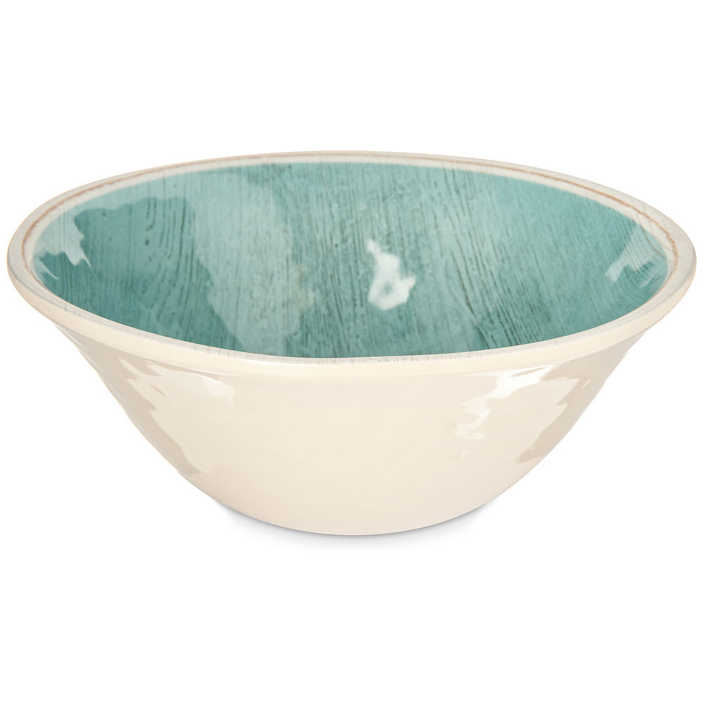 Carlisle 27 oz Melamine Ice Cream Bowl, Aqua (6401315)