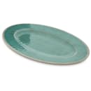 Carlisle 12" x 8" Oval Grove Platter - Melamine, Aqua (6402015) thumbnail 4