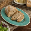 Carlisle 12" x 8" Oval Grove Platter - Melamine, Aqua (6402015) thumbnail 5