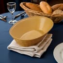 Carlisle Oval Bread Basket - 9" x 6 1/4", Polypropylene, Straw (650467) thumbnail 2