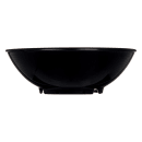 Carlisle 14 oz Round Melamine Salad Bowl, Black (650B03) thumbnail 4