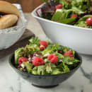 Carlisle 14 oz Round Melamine Salad Bowl, Black (650B03) thumbnail 7