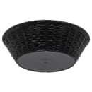 Carlisle 9" Round Bread Basket - Polypropylene, Black (652403) thumbnail 4