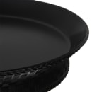 Carlisle 10-3/8" Round WeaveWear Platter - Plastic, Black (652703) thumbnail 3