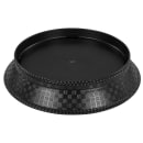 Carlisle 10-3/8" Round WeaveWear Platter - Plastic, Black (652703) thumbnail 5