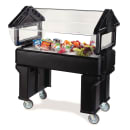 Carlisle 38 7/8" SixStar™ Cold Food Bar - (3) Pan Capacity, Floor Model, Black (660503) thumbnail 2