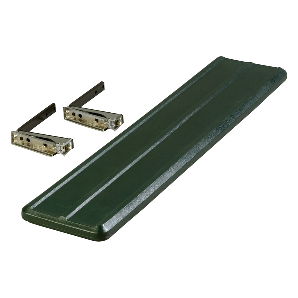 Carlisle Food Bar Tray Slide - 44" x 9" x 2", Polyethylene, Forest Green (662008)