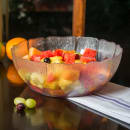 Carlisle 5 7/10 qt Round Plastic Serving Bowl, Clear (691407) thumbnail 5