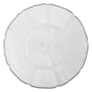 Carlisle 9" Round Plastic Dinner Plate, Clear (695607) thumbnail 2
