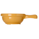 Carlisle 4 5/8" Round Handled Soup Bowl w/ 8 oz Capacity, Plastic, Yellow (700622) thumbnail 3