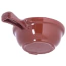 Carlisle 4 5/8" Round Handled Soup Bowl w/ 8 oz Capacity, Plastic, Lennox Brown (700628) thumbnail 4