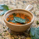 Carlisle 4 5/8" Round Handled Soup Bowl w/ 8 oz Capacity, Plastic, Stone (700619) thumbnail 5