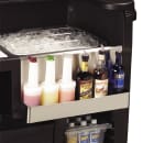 Carlisle 56" Maximizer Portable Bar - 15 gal Ice Bin, Polyethylene, Black (755003) thumbnail 7