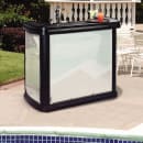 Carlisle 56" Portable Bar - 15 gal Ice Bin, Polyethylene, Stainless (755044) thumbnail 2