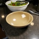 Carlisle 24 oz Round Melamine Salad Bowl, Maple (800M20) thumbnail 2