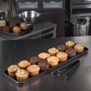 Carlisle Rectangular Display Tray - 30" x 8 1/2", Fiberglass, Ebony (830FMT309) thumbnail 6