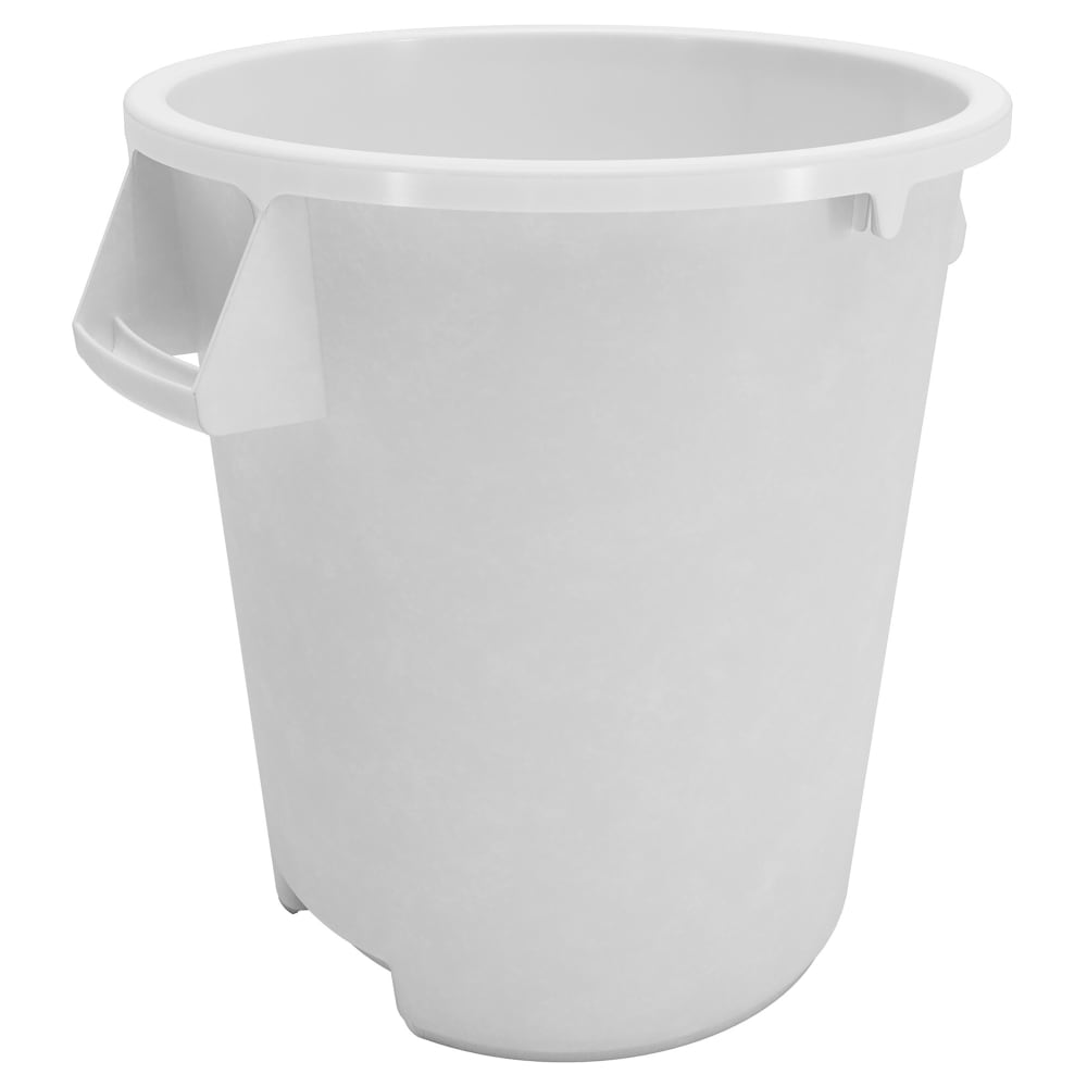 Carlisle 10 gallon Commercial Trash Can - Plastic, Round, Foot Rated (84101002)