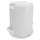 Carlisle 10 gallon Commercial Trash Can - Plastic, Round, Foot Rated (84101002) thumbnail 3