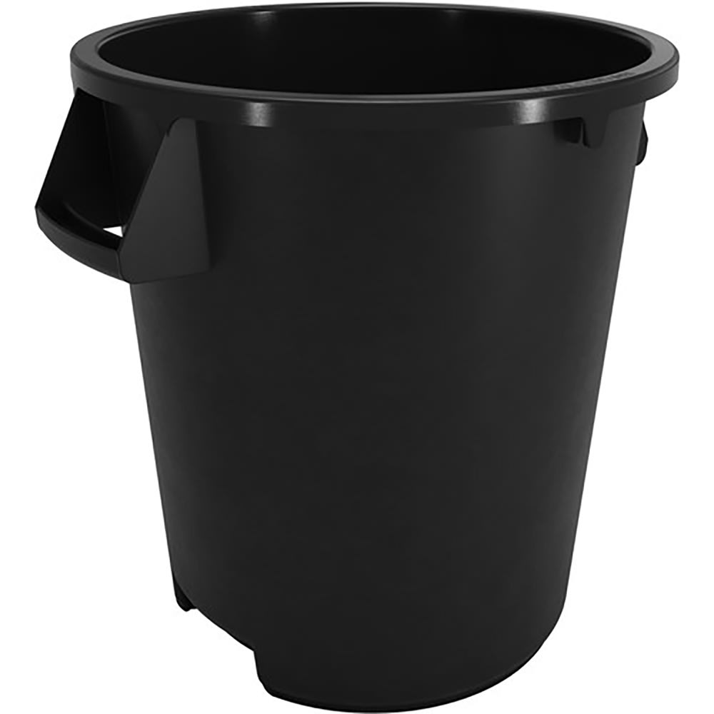 Carlisle 10 gallon Commercial Trash Can - Plastic, Round, Food Rated (84101003)