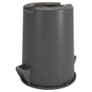 Carlisle 44 gallon Commercial Trash Can - Plastic, Round, Foot Rated (84104423) thumbnail 3