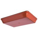 Carlisle 14" x 9-1/2" Rectangular Mosaic Platter - Melamine, Black (8920406) thumbnail 3