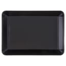 Carlisle 14" x 9-1/2" Rectangular Mosaic Platter - Melamine, Black (8920406) thumbnail 4