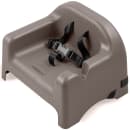 Carlisle Single Height Booster Seat w/ Safety Strap & Cup Holder - Polypropylene, Brown (911401) thumbnail 2