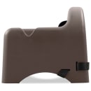 Carlisle Single Height Booster Seat w/ Safety Strap & Cup Holder - Polypropylene, Brown (911401) thumbnail 3