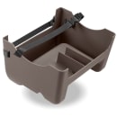 Carlisle Single Height Booster Seat w/ Safety Strap & Cup Holder - Polypropylene, Brown (911401) thumbnail 7
