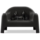 Carlisle Single Height Booster Seat w/ Safety Strap & Cup Holder - Polypropylene, Black (911403) thumbnail 10