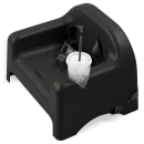 Carlisle Single Height Booster Seat w/ Safety Strap & Cup Holder - Polypropylene, Black (911403) thumbnail 2