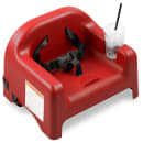 Carlisle Single Height Booster Seat w/ Safety Strap & Cup Holder - Polypropylene, Red (911405) thumbnail 10