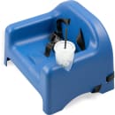 Carlisle Single Height Booster Seat w/ Safety Strap & Cup Holder - Polypropylene, Blue (911414) thumbnail 2