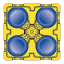 Carlisle 29" Mobile Small Dish Caddy w/ (4) Columns - Plastic, Black (ADS403) thumbnail 3