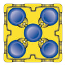 Carlisle 29" Mobile Small Dish Caddy w/ (4) Columns - Plastic, Black (ADS403) thumbnail 5