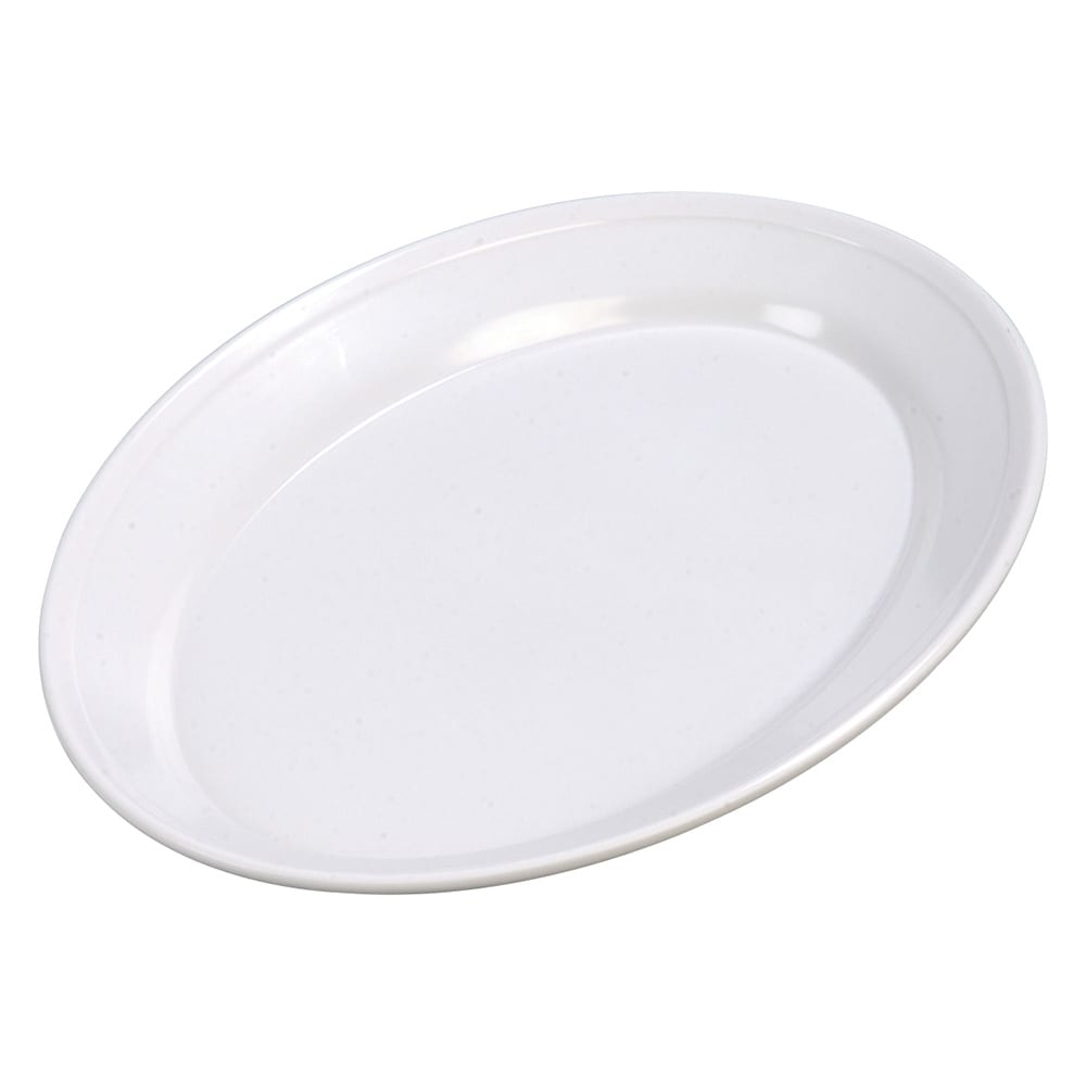 Carlisle 12" x 8-1/2" Oval Platter - Melamine, White (ARR12002)