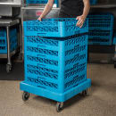 Carlisle Glass Rack Dolly w/350 lb. Capacity - Blue Plastic (C223614) thumbnail 6