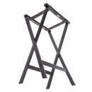 Carlisle Folding Tray Stand - 20" x 18" x 30", (2) Black Straps, Walnut (C3620W11) thumbnail 2