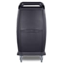 Carlisle 36"L Polymer Bus Cart w/ (3) Levels, Shelves, Black (CC203603) thumbnail 2