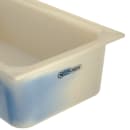 Carlisle Full Size Coldmaster Coolcheck Food Pan, 6" Deep, 15 qt Capacity, White/Blue (CM1100C1402) thumbnail 2