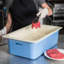 Carlisle Full Size Coldmaster Coolcheck Food Pan, 6" Deep, 15 qt Capacity, White/Blue (CM1100C1402) thumbnail 5