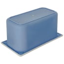 Carlisle 1/3 Size Coldmaster Coolcheck Food Pan - Plastic, White/Blue (CM1102C1402) thumbnail 4