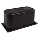 Carlisle Third Size Food Pan - Plastic, Black (CM110303) thumbnail 2