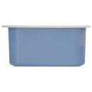 Carlisle 1/3 Size Coldmaster Coolcheck Food Pan - Plastic, White/Blue (CM1103C1402) thumbnail 3
